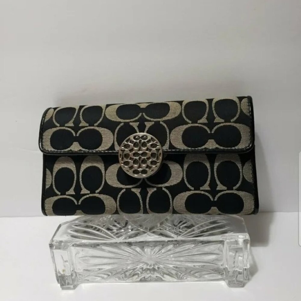 COACH Signature "Alexandra" Slim Envelope Wallet